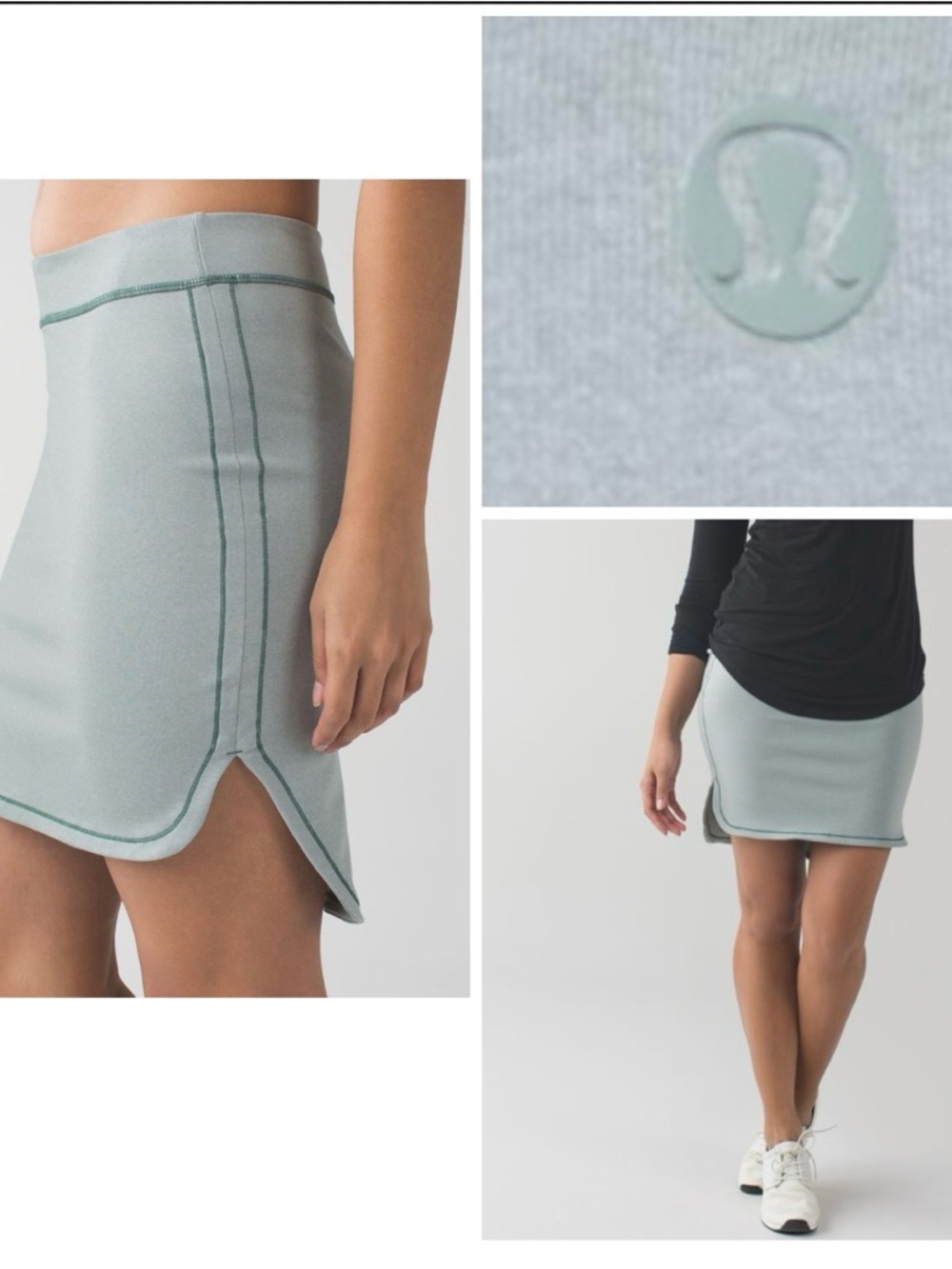 Lululemon City Skirt - Heathered Earl Light Sage  Size 6